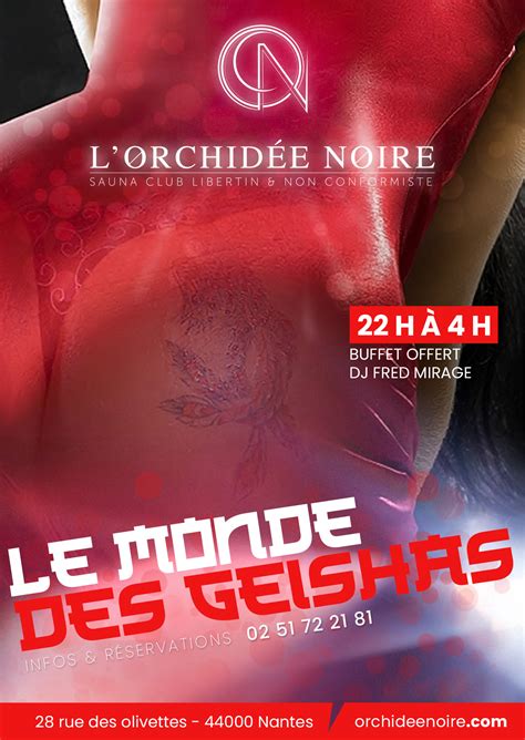 Soirée maison close à l’Orchidée Noire, club libertin à Nantes